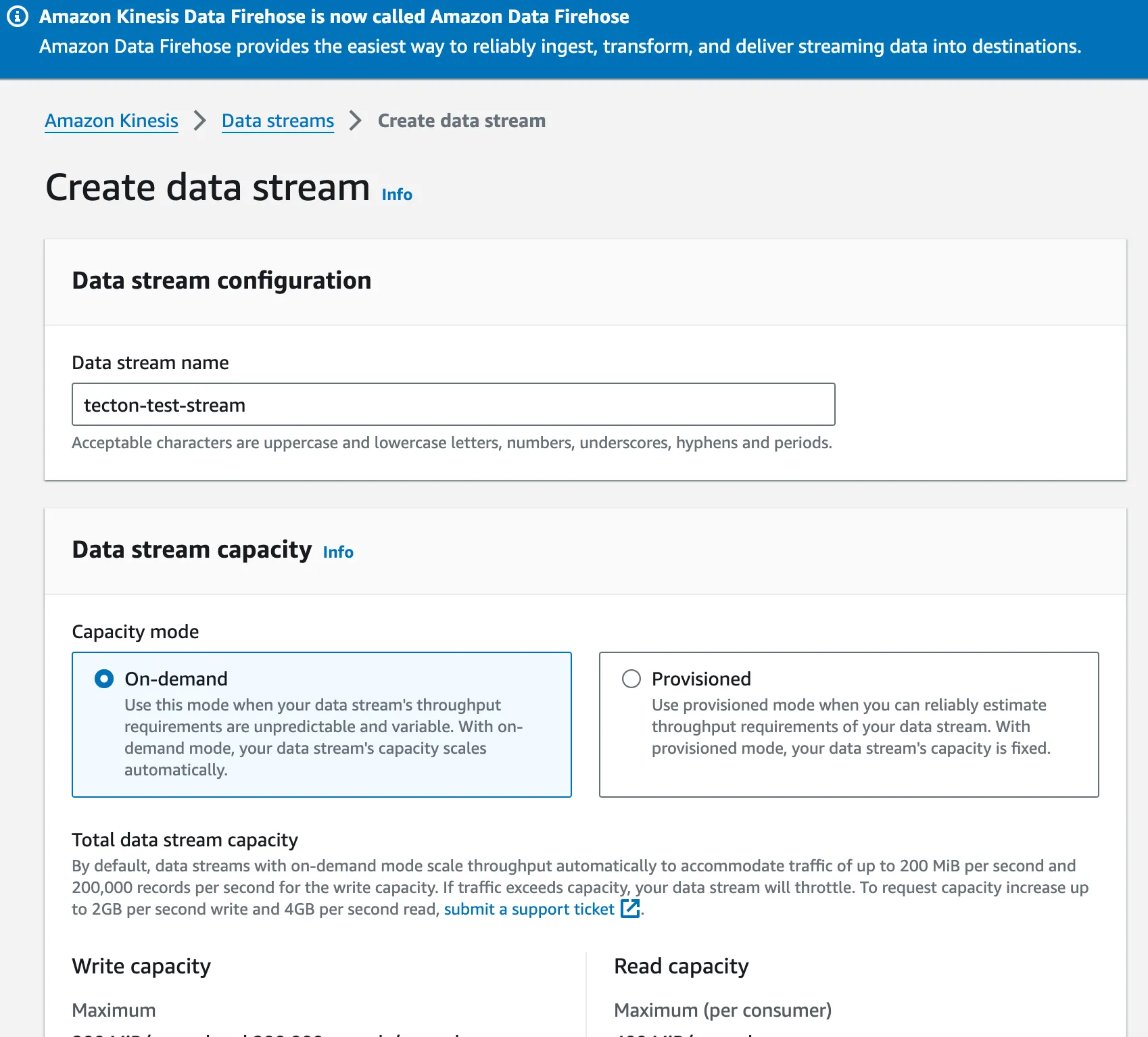 create-data-stream