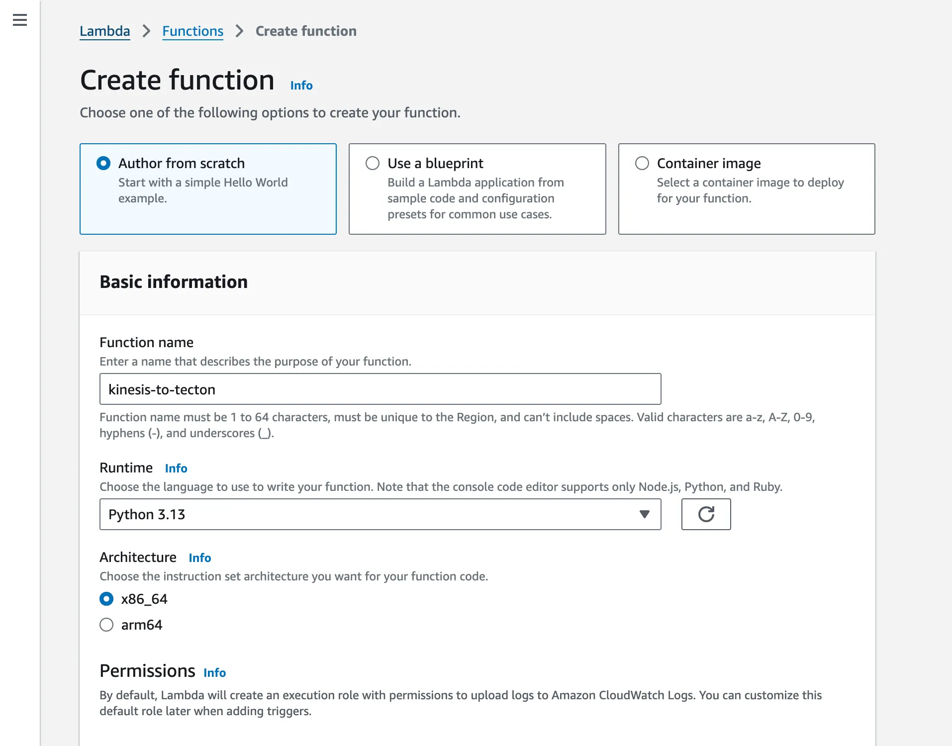 create-lambda-function